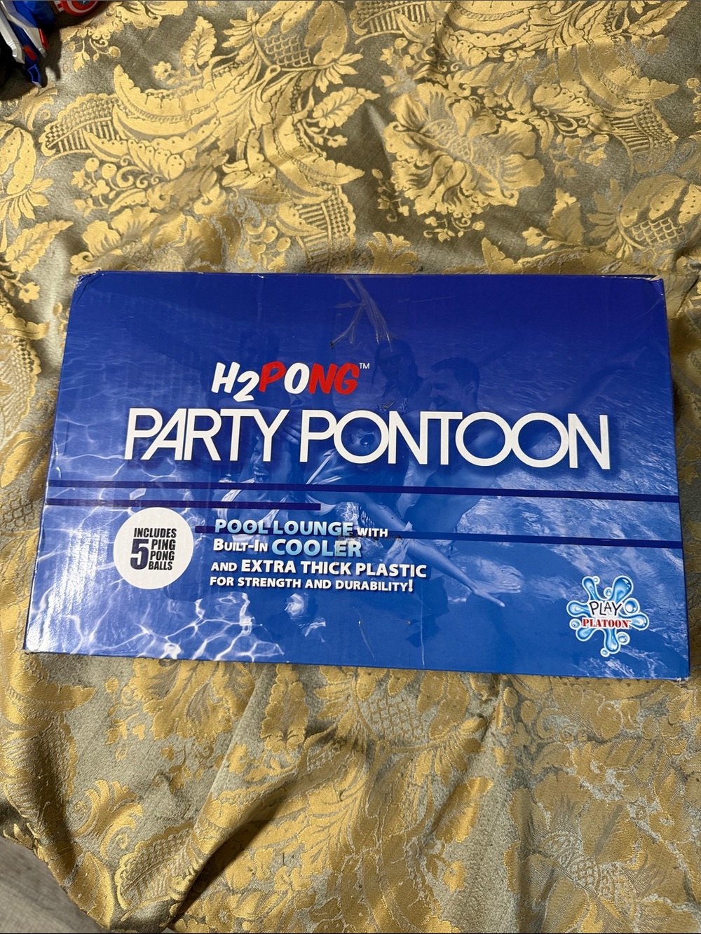 Party Pontoon Pool Lounge - Blue